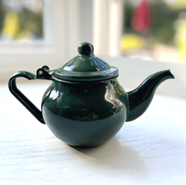 Senegalese Ataaya Tea Set – Authentic 5-Piece Mint Tea Set (Green)