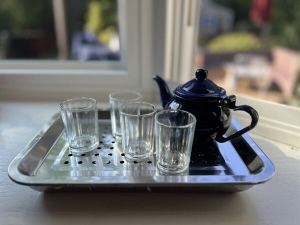 Senegalese Ataaya Tea Set – Authentic 5-Piece Mint Tea Set (Green) - Image 2