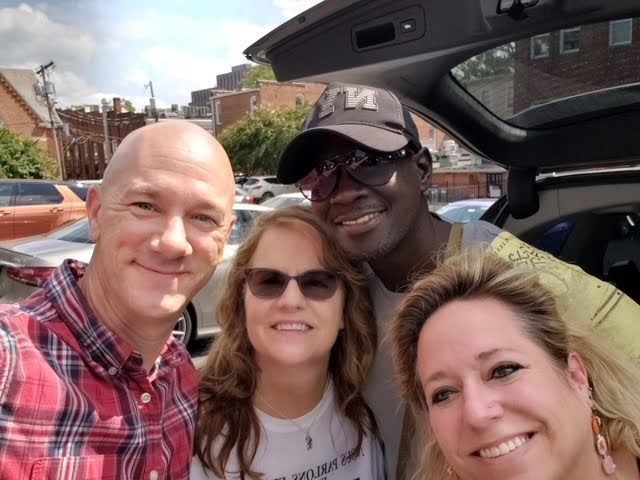 Senegalese educator in USA with Virginia teachers